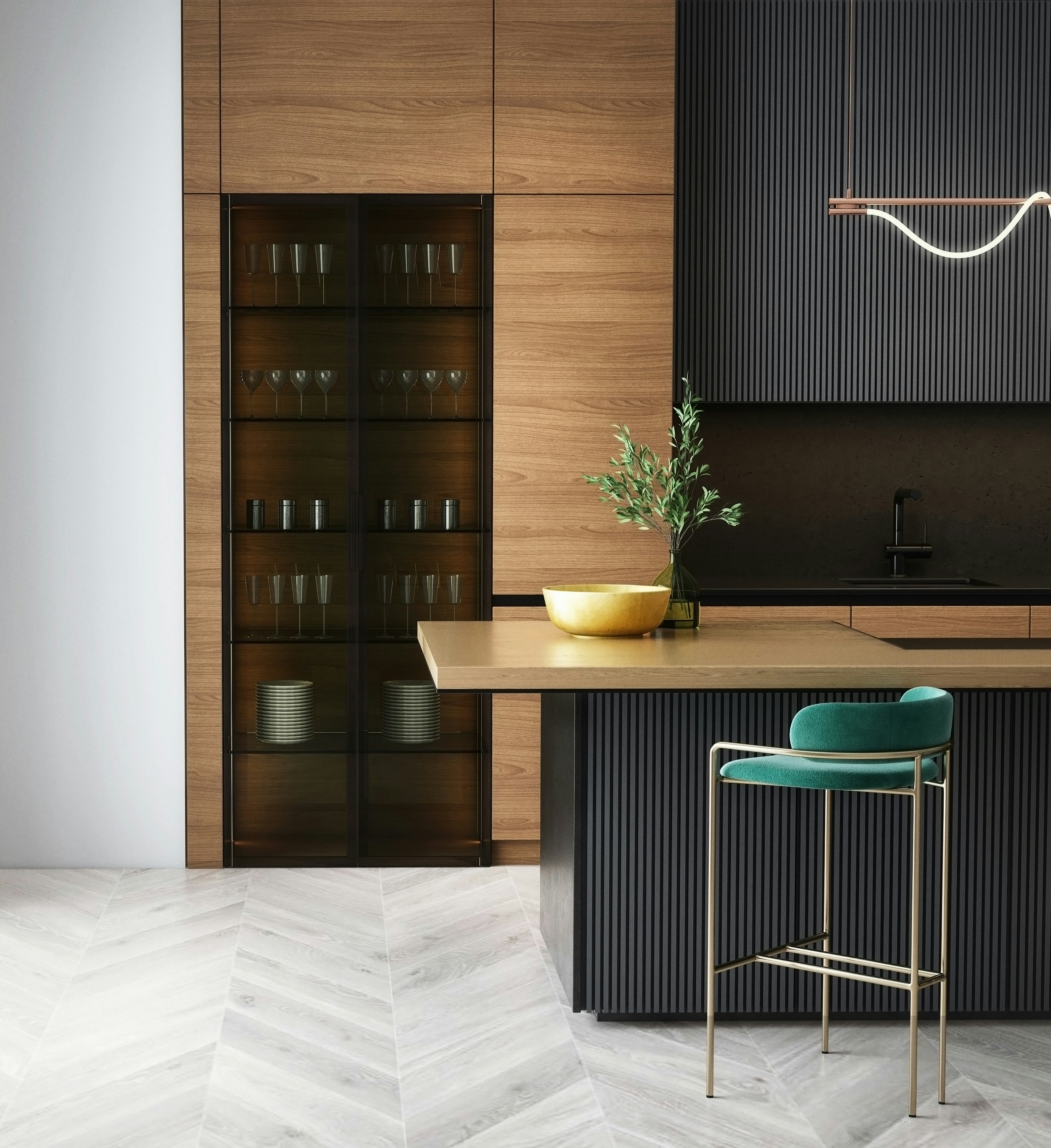 Kitchen design created in KitchenBlueprint